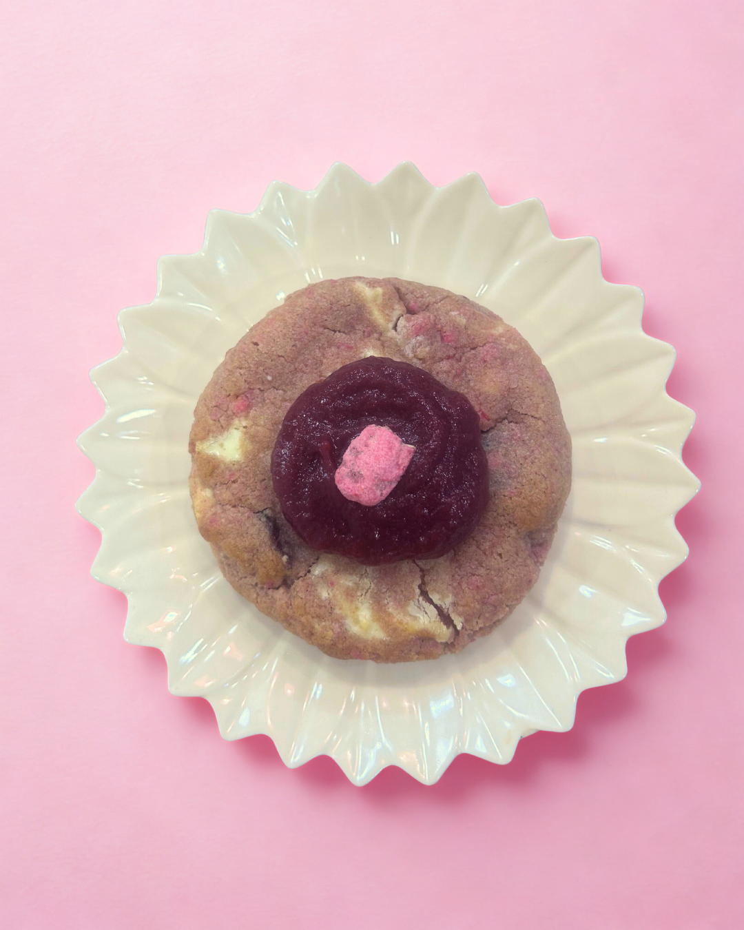 Le cookie rose d'Octobre Rose