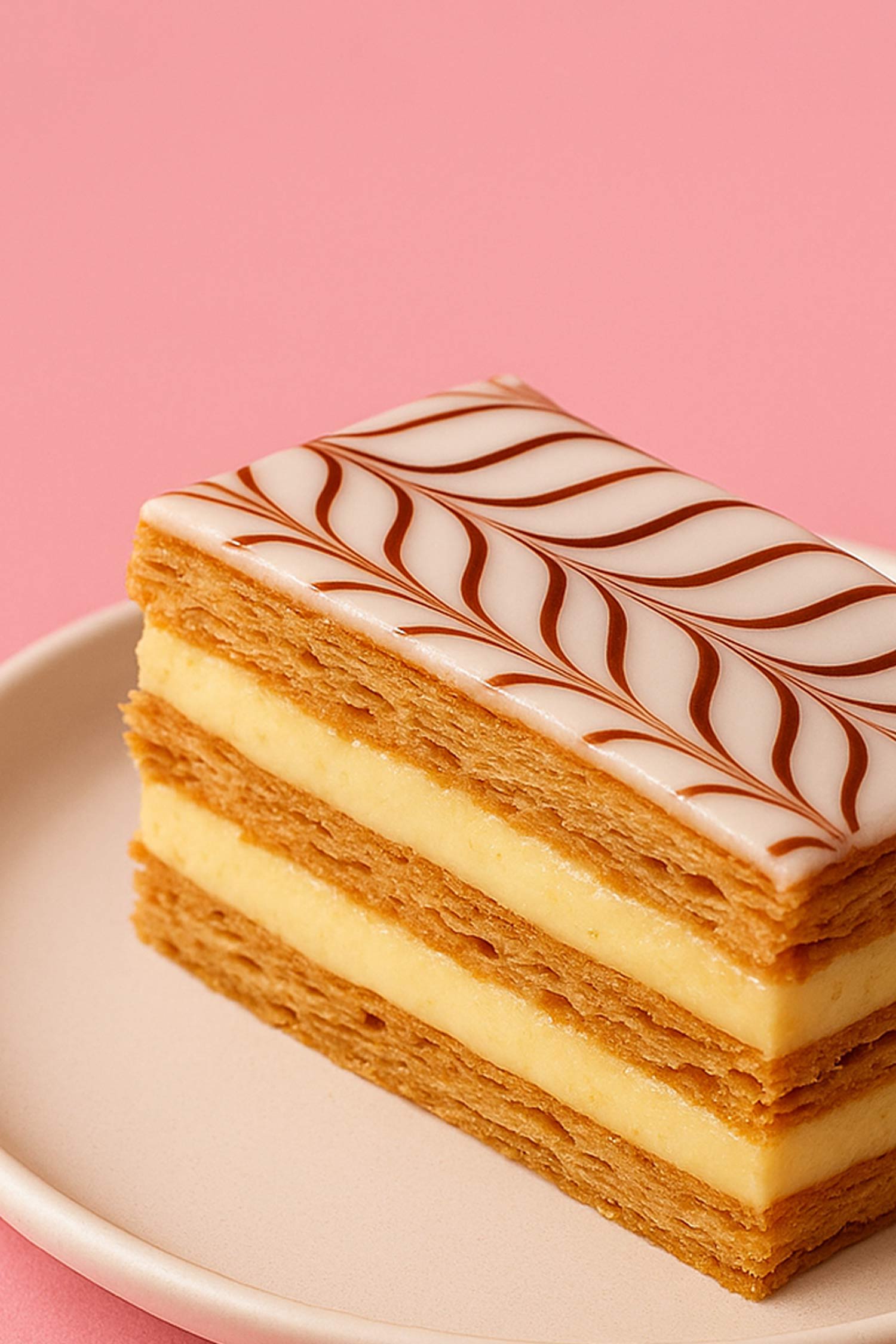 Mille-feuille, sucre rousse