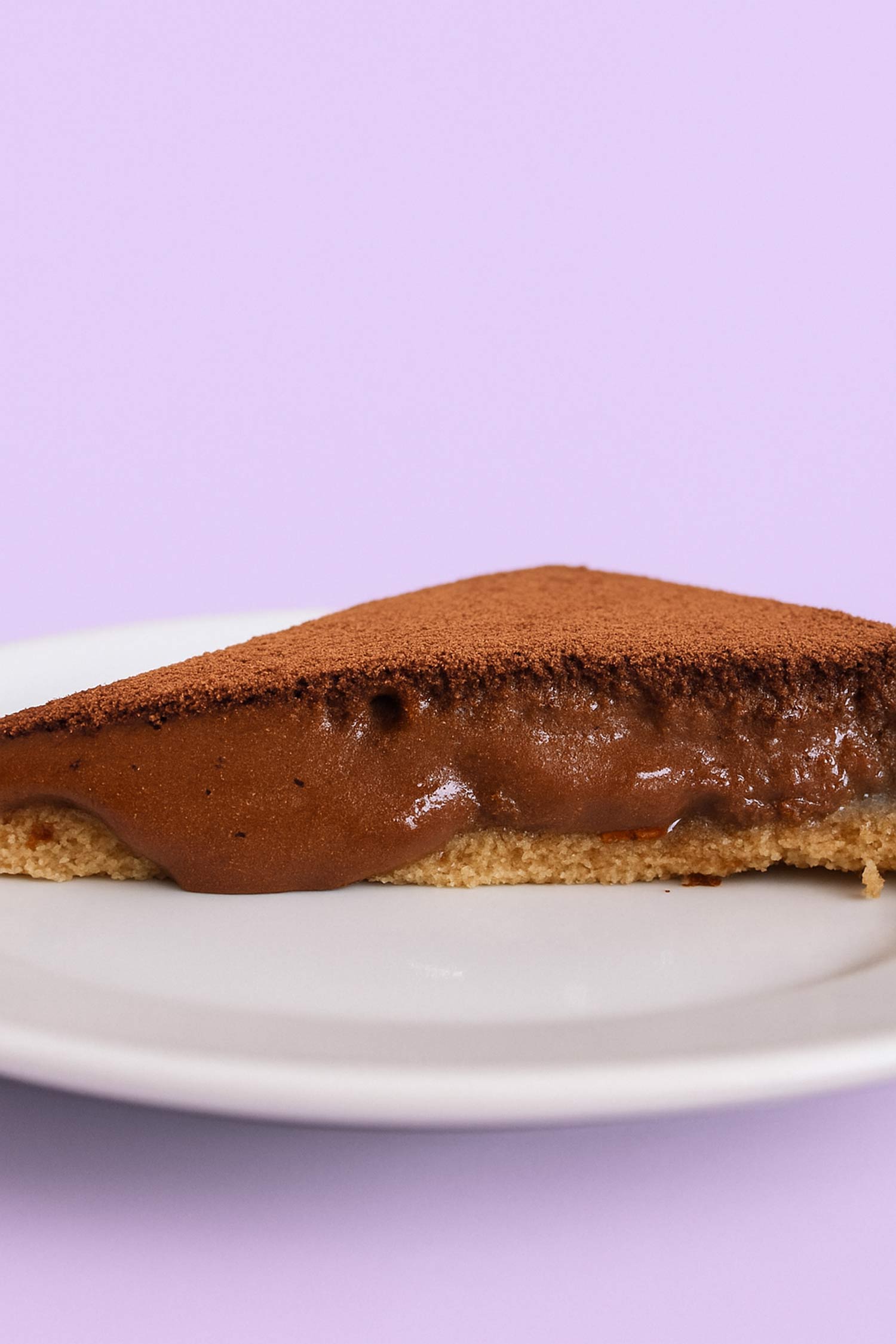 Tarte mousse chocolat et sarrasin, sucre rousse