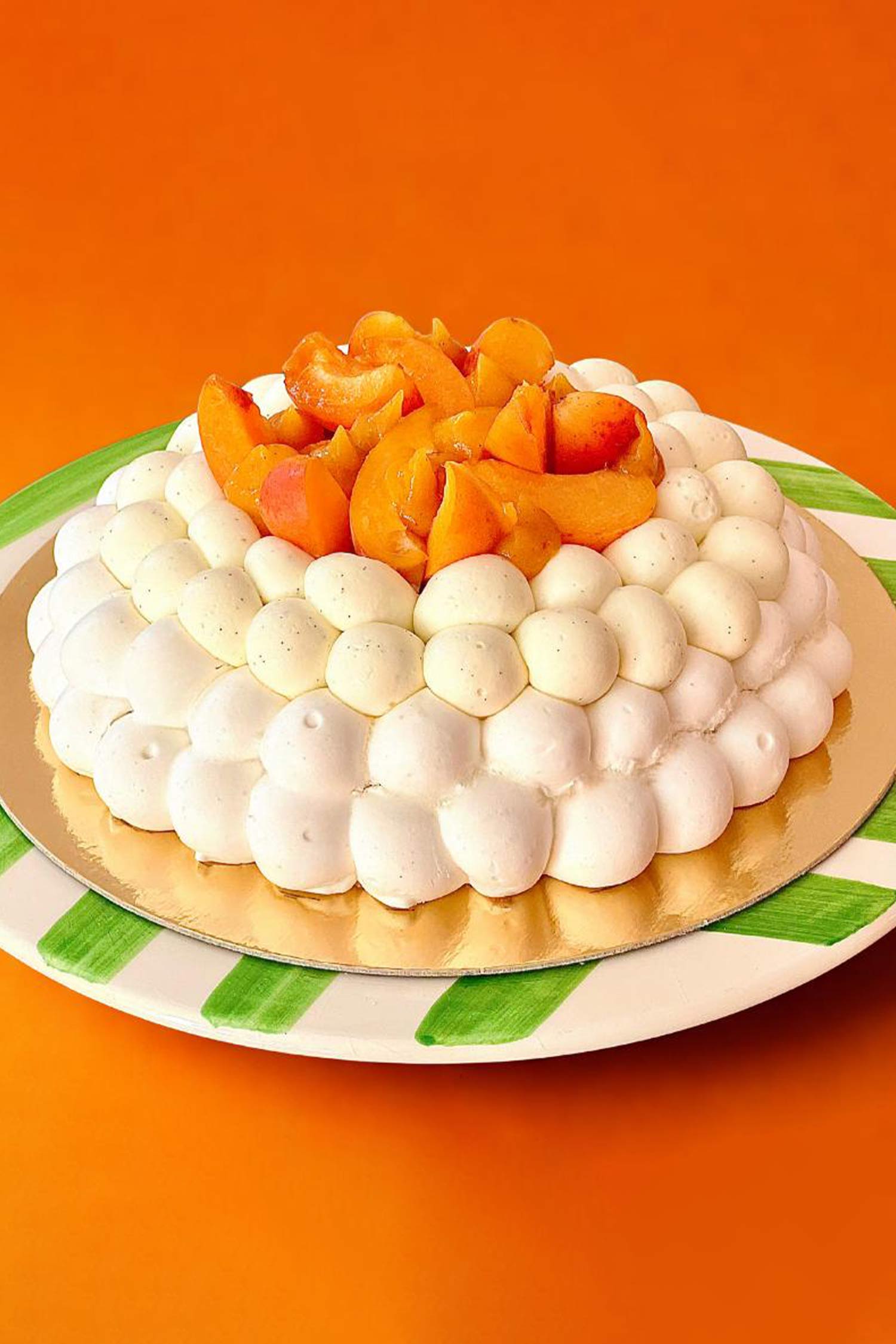 pavlova abricot, gâteau du moment, paris 17 ème